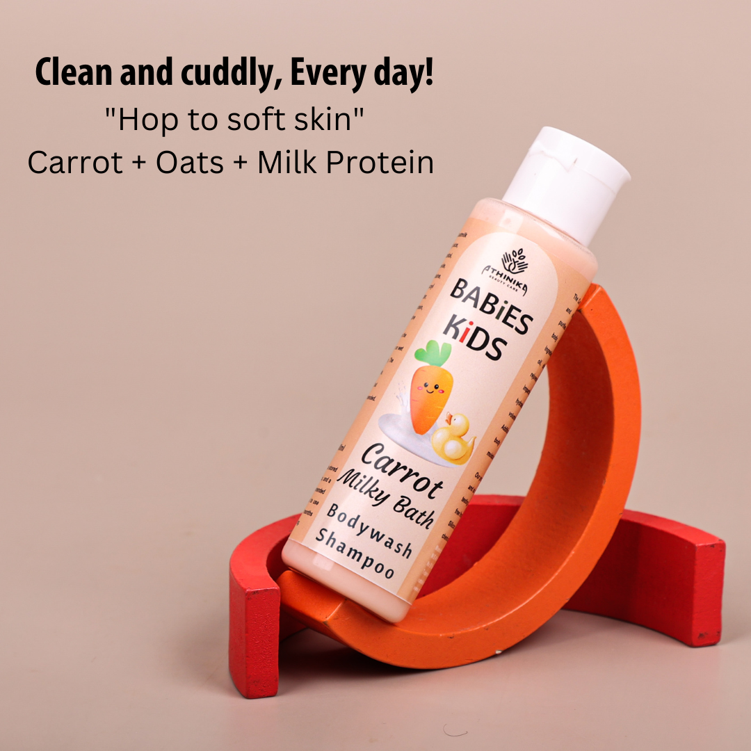 Babies - Kids Carrot Milky Bath (Shampoo & Bodywash)