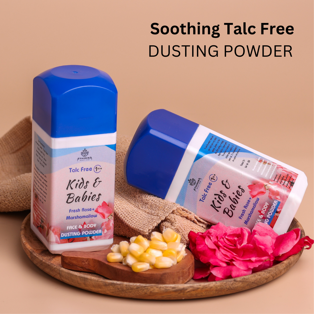 Kids & Babies Talc Free Dusting Powder(Best Natural Way Free from Talc & Toxin)