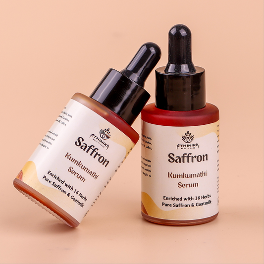 SAFFRON KUMKUMATHI SERUM (Enriched with Pure Saffron Manjistha Sandalwood Etc..)