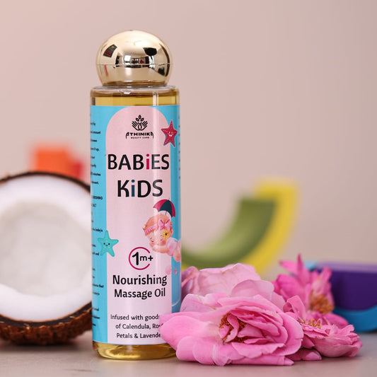 Baby Nourishing Massage Oil (Protects, soothes and Moisturized Baby's delicate skin)